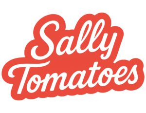 new Sally Tomatoes logo