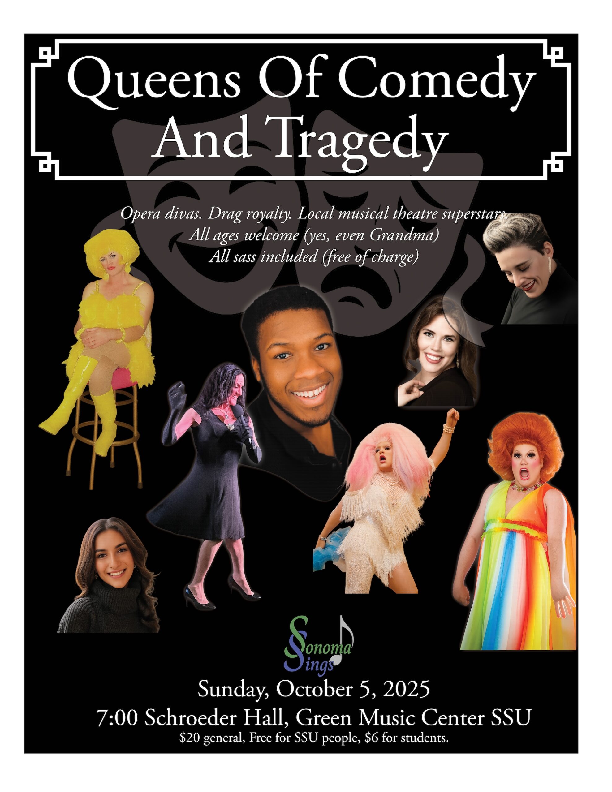 Sonoma Sings Presents: Queens of Comedy and Tragedy
