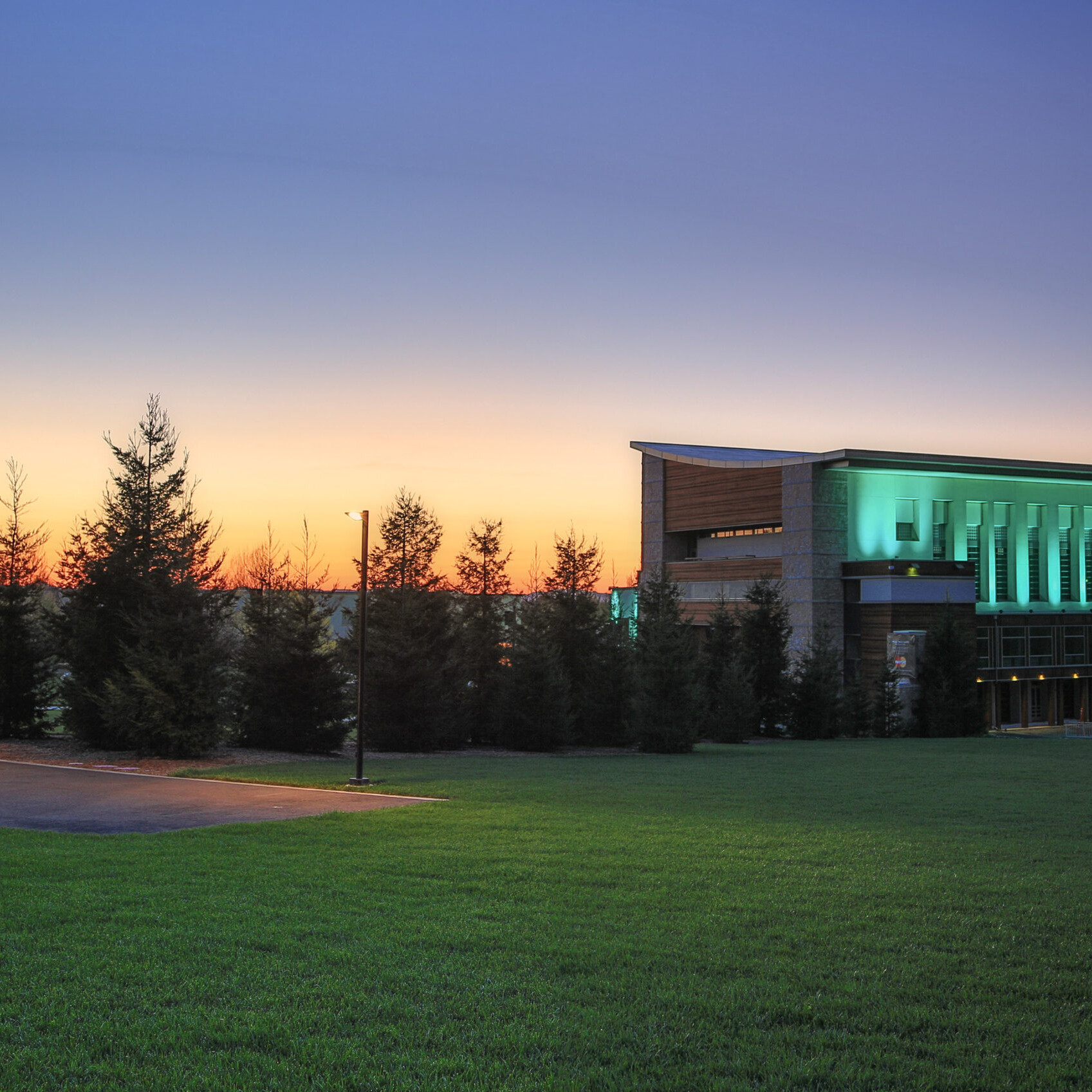 The back of Weill Hall
